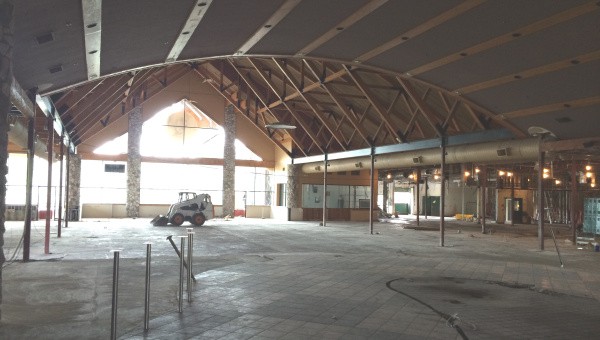 The interior will be completely renovated